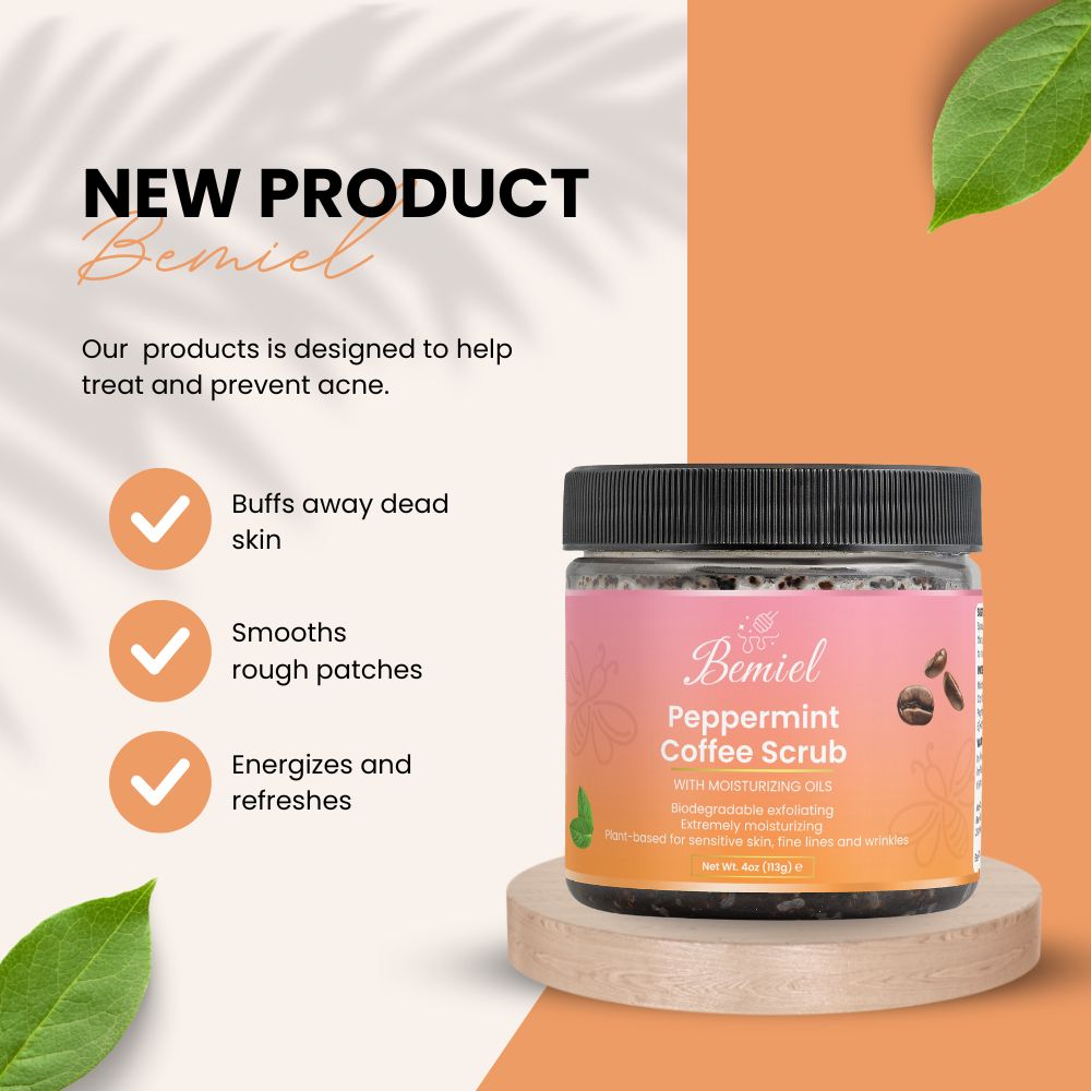 Peppermint Coffee Scrub